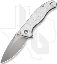 CIVIVI Vyrent C25037B-1 - G-10 w/ Aluminum Foil, Stonewashed