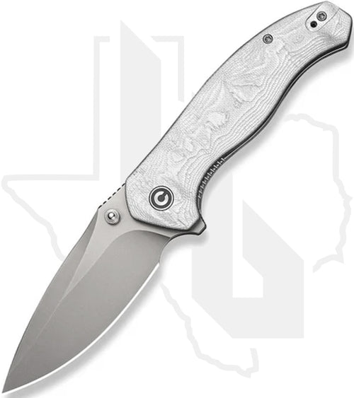 CIVIVI Vyrent C25037B-1 - G-10 w/ Aluminum Foil, Stonewashed
