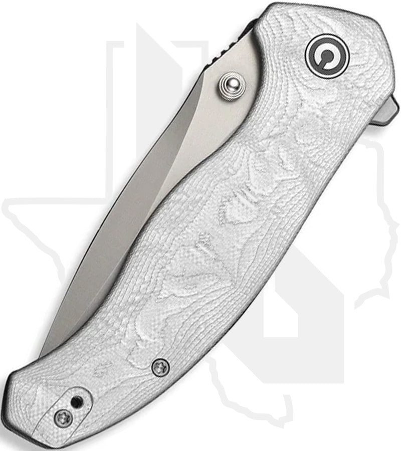 CIVIVI Vyrent C25037B-1 - G-10 w/ Aluminum Foil, Stonewashed