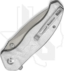 CIVIVI Vyrent C25037B-1 - G-10 w/ Aluminum Foil, Stonewashed