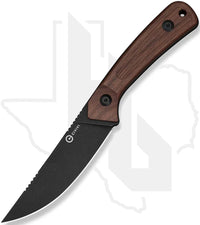 CIVIVI Carveth C25040-3 - Guibourtia Wood, Black Stonewashed
