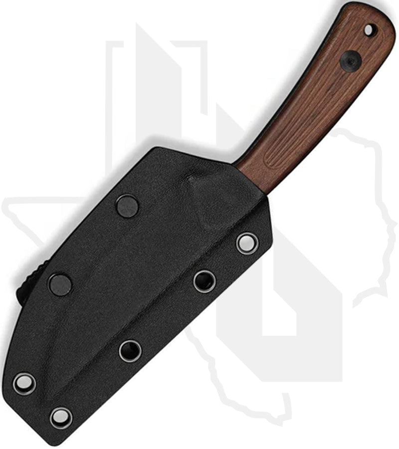 CIVIVI Carveth C25040-3 - Guibourtia Wood, Black Stonewashed