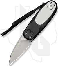 CIVIVI Purr C25054-2 - Black & White G-10, Stonewashed