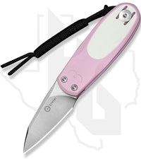 CIVIVI Purr C25054-4 - Powder Pink & White G-10, Satin