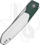 CIVIVI Brr15 Light C25063-4 - Teal Green & White G-10, Satin