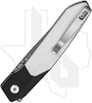 CIVIVI Brr15 Light C25063-DS1 - Black & White G-10, Damascus