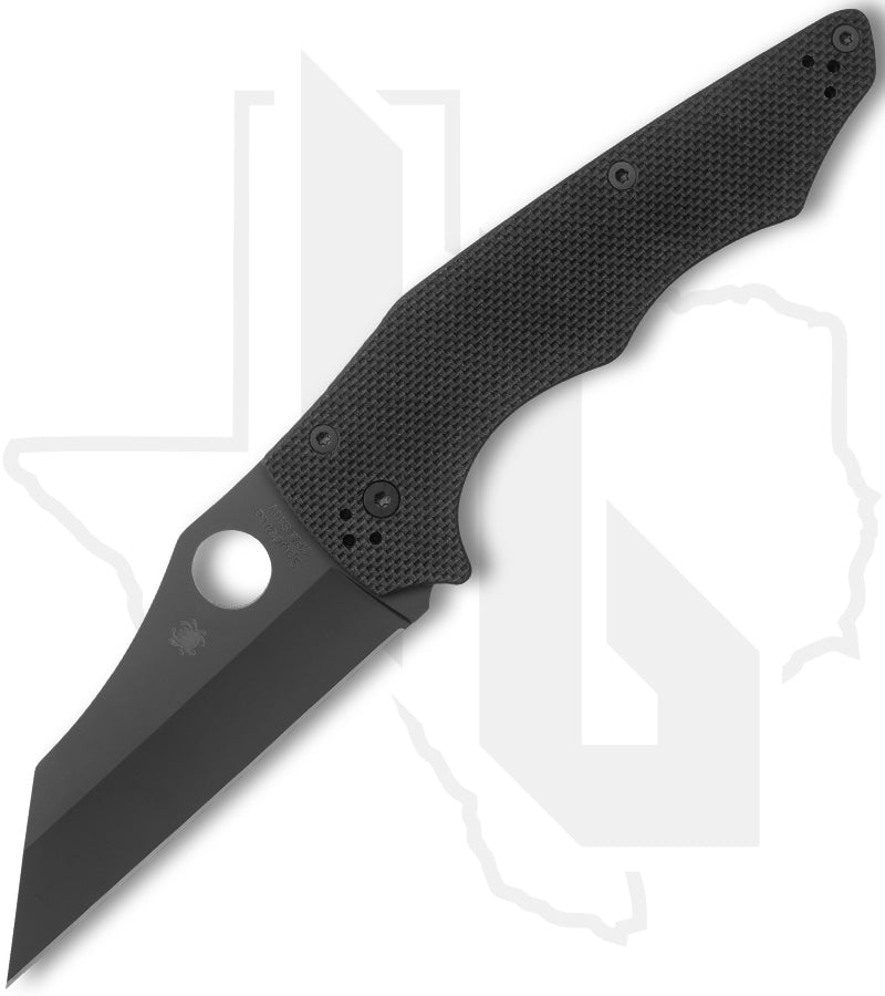 Spyderco YoJumbo C253GPBBK - Black, Black G-10