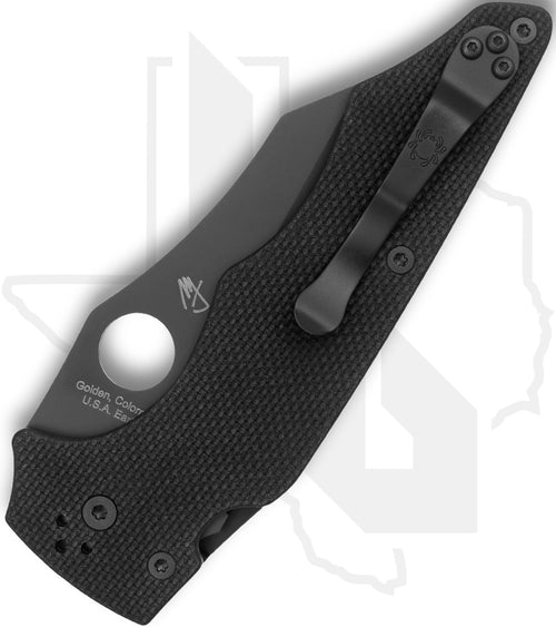 Spyderco YoJumbo C253GPBBK - Black, Black G-10