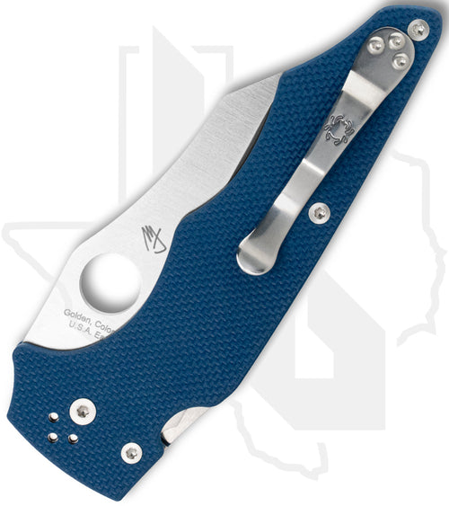 Spyderco YoJumbo C253GPCBL - Cobalt Blue G-10