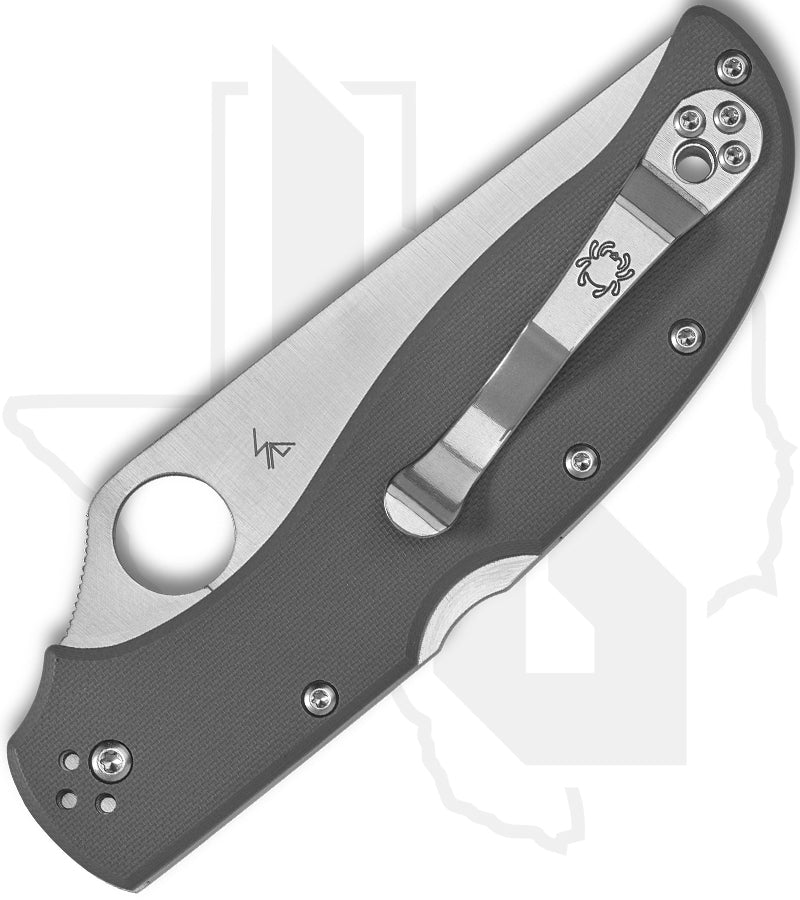 Spyderco Stretch 2 XL C258GPGYCW - Gray G-10