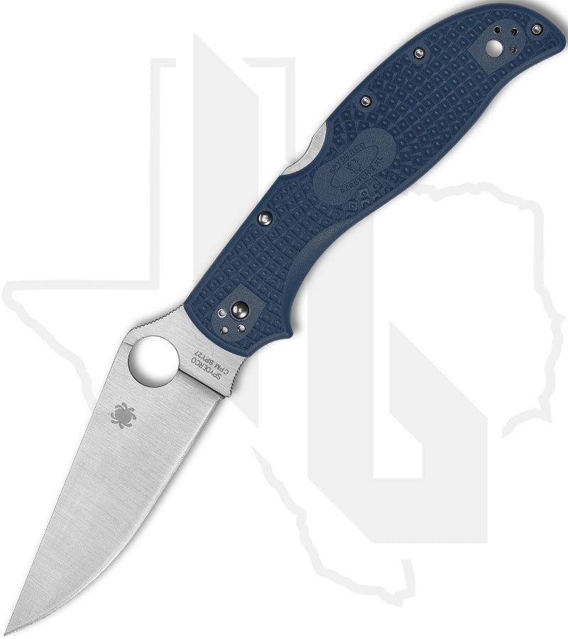 Spyderco Stretch 2 XL C258PCBL - Cobalt Blue FRN