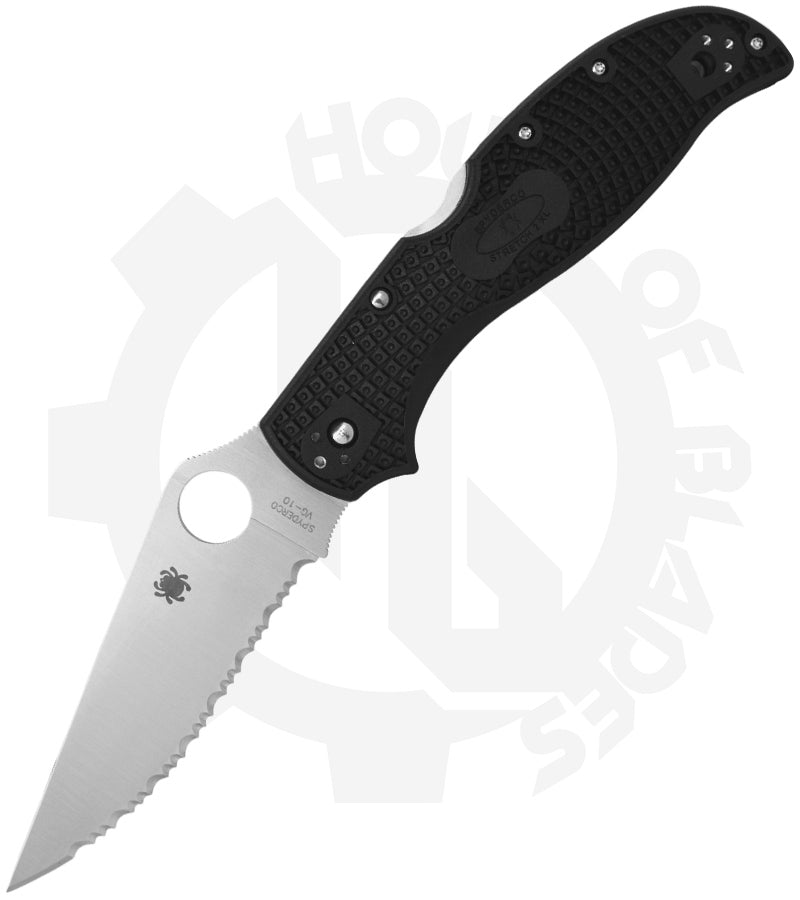 Spyderco Stretch 2 XL Lightweight C258SBK - Black FRN, SpyderEdge