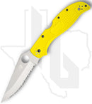 Spyderco Stretch 2 XL Lightweight Salt C258SYL - Yellow FRN, SpyderEdge