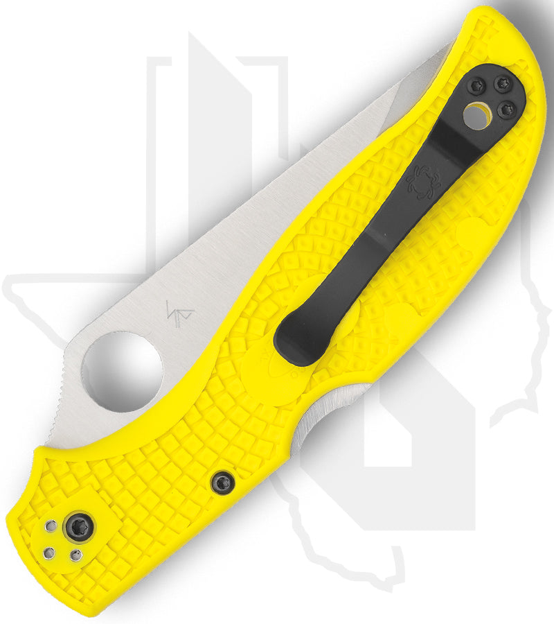 Spyderco Stretch 2 XL Lightweight Salt C258SYL - Yellow FRN, SpyderEdge