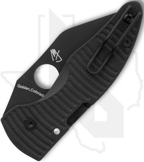 Spyderco MicroJimbo Salt C264GMCBKP - Black, Black G-10