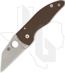 Spyderco Sprint Run MicroJimbo C264GPBN15V - Brown G-10