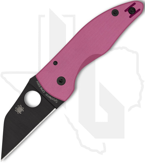 Spyderco Sprint Run MicroJimbo C264GPNBKP - Black, Pink G-10
