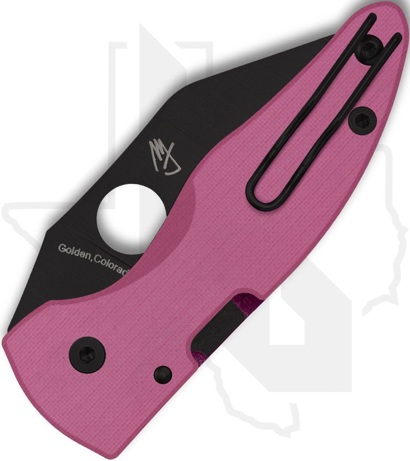 Spyderco Sprint Run MicroJimbo C264GPNBKP - Black, Pink G-10