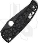 Spyderco Edgerati C266BKALBKP - Black, Black Aluminum