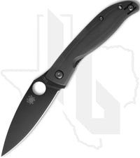 Spyderco Mantra 4 C274GBBKP - Black, Black G-10
