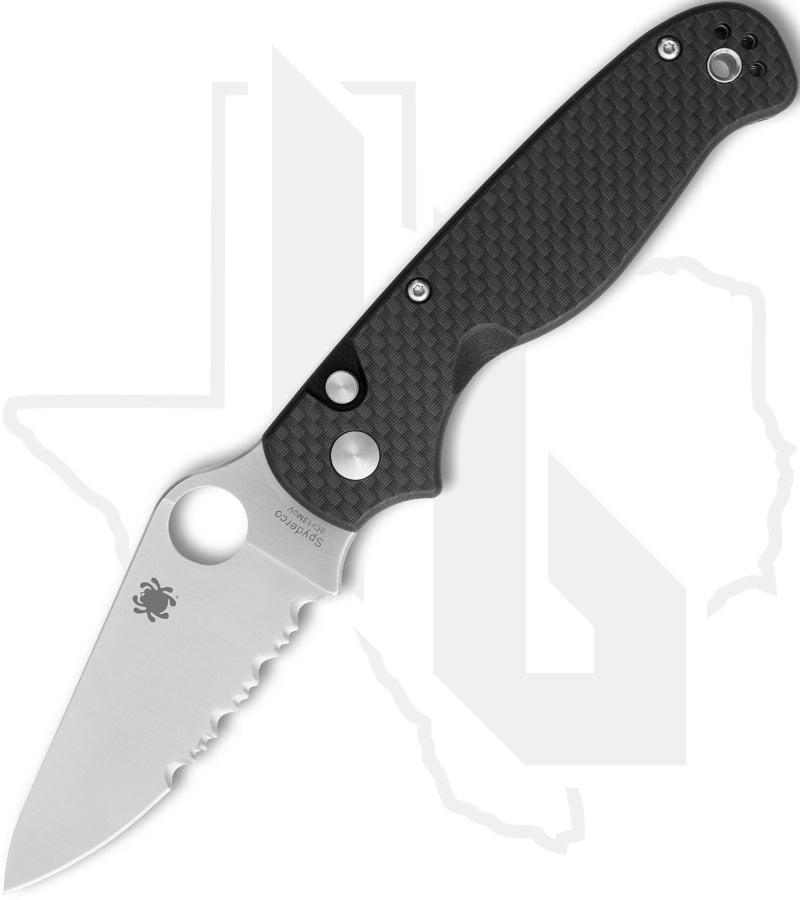 Spyderco ButtonUp C275CFPS - Carbon Fiber/G-10 Laminate
