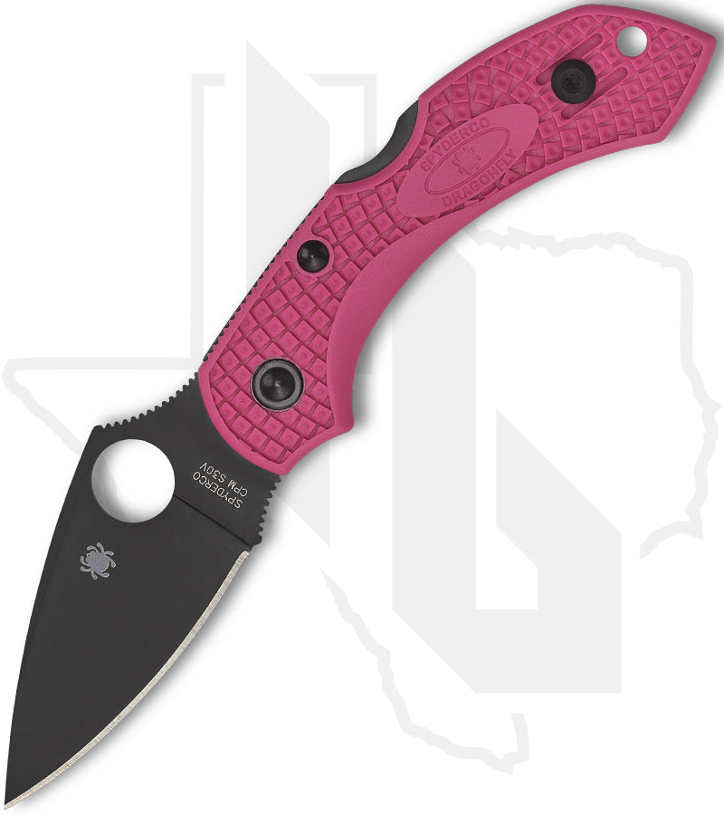 Spyderco Dragonfly 2 Lightweight C28FPPNS30VBK2 - Black, Pink FRN
