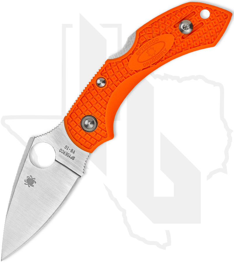 Spyderco Dragonfly 2 Lightweight C28POR2 - Orange FRN