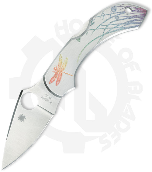 Spyderco Dragonfly C28PT - Stainless Steel, Tattoo