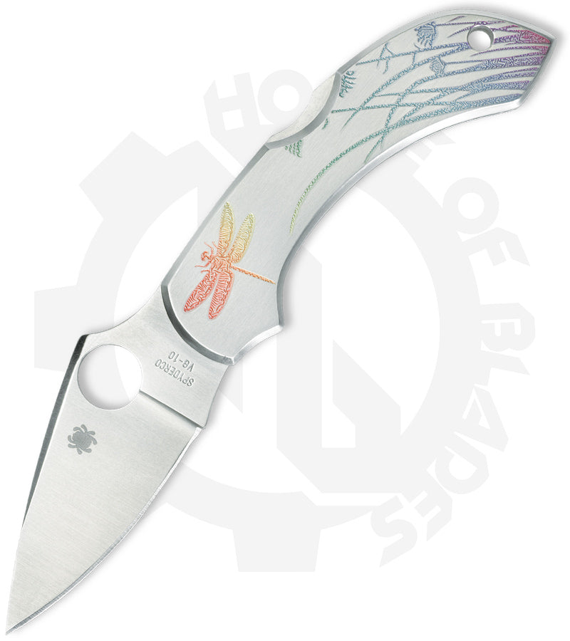 Spyderco Dragonfly C28PT - Stainless Steel, Tattoo