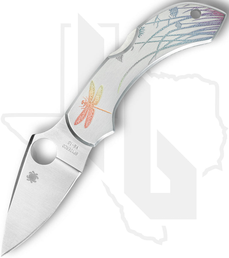 Spyderco Dragonfly C28PT - Stainless Steel, Tattoo