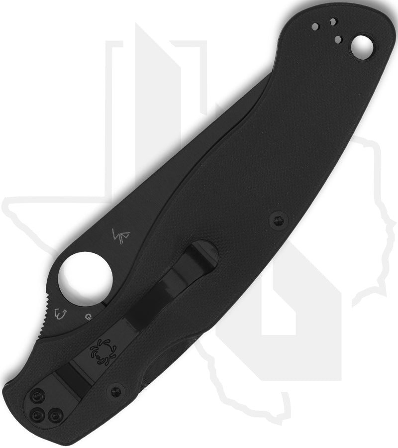 Spyderco Military 2 C36GPBK2 - Black, Black G-10