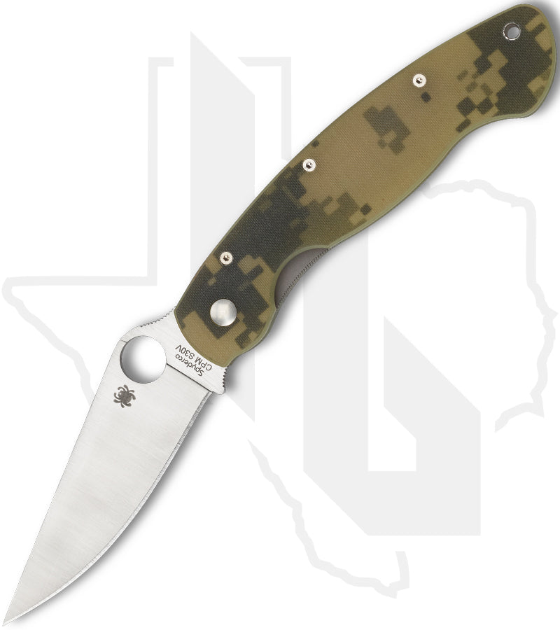 Spyderco Military C36GPCMO - Camo G-10
