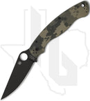 Spyderco Military 2 C36GPCMOBK2 - Black, Camo G-10