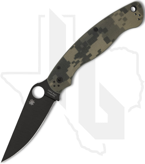 Spyderco Military 2 C36GPCMOBK2 - Black, Camo G-10