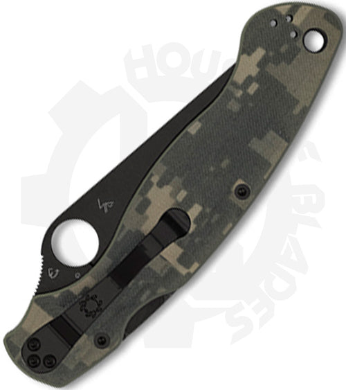 Spyderco Military 2 C36GPCMOBK2 - Black, Camo G-10