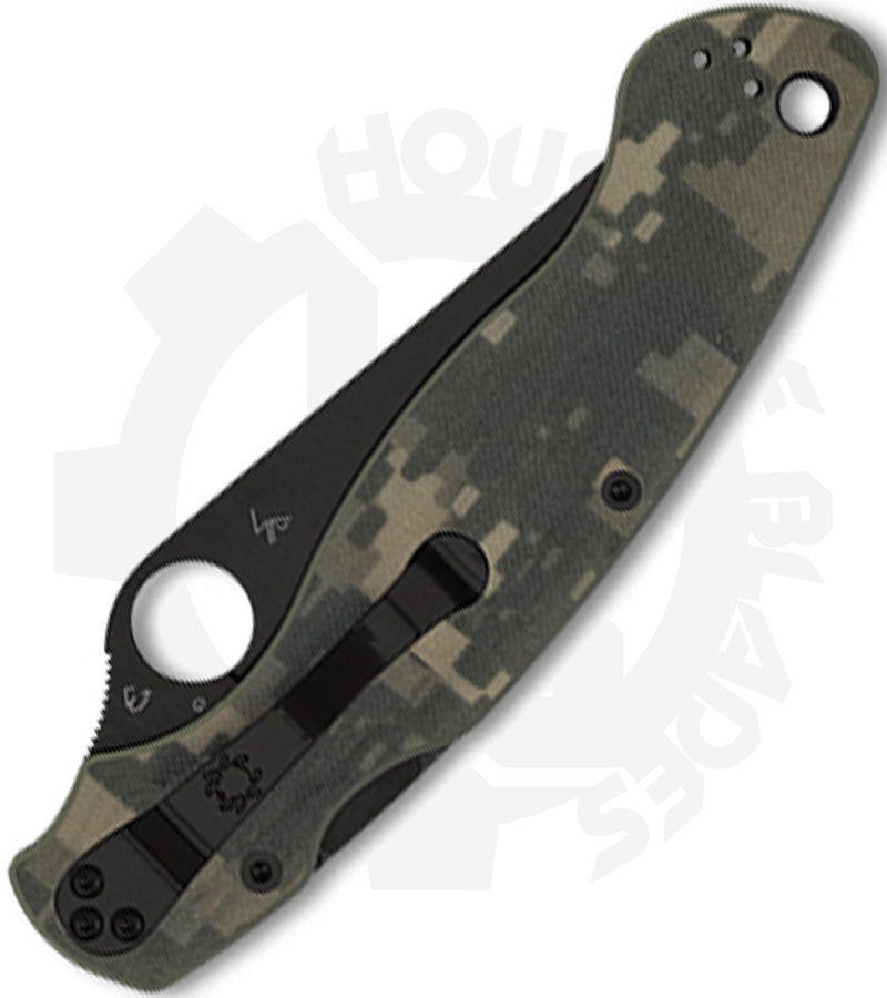 Spyderco Military 2 C36GPCMOBK2 - Black, Camo G-10