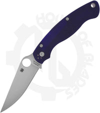 Spyderco Military 2 C36GPDBL2 - Dark Blue G-10