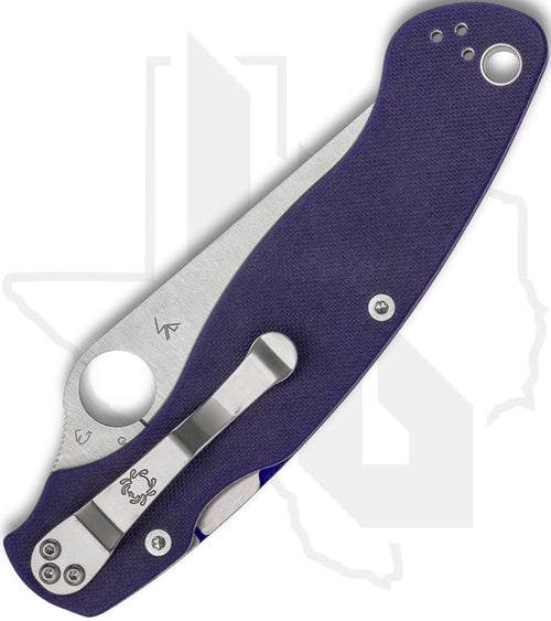 Spyderco Military 2 C36GPDBL2 - Dark Blue G-10