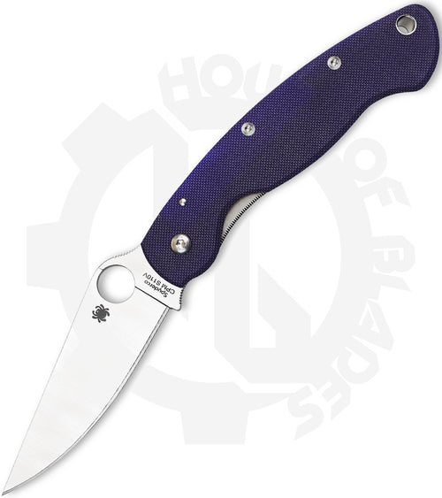 Spyderco Military C36GPDBL - Dark Blue G-10