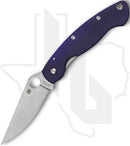 Spyderco Military C36GPDBL - Dark Blue G-10