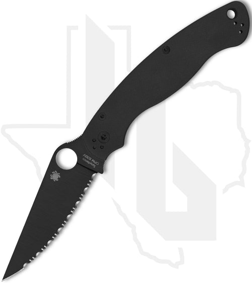 Spyderco Military 2 C36GSBK2 - Black, Black G-10, SpyderEdge