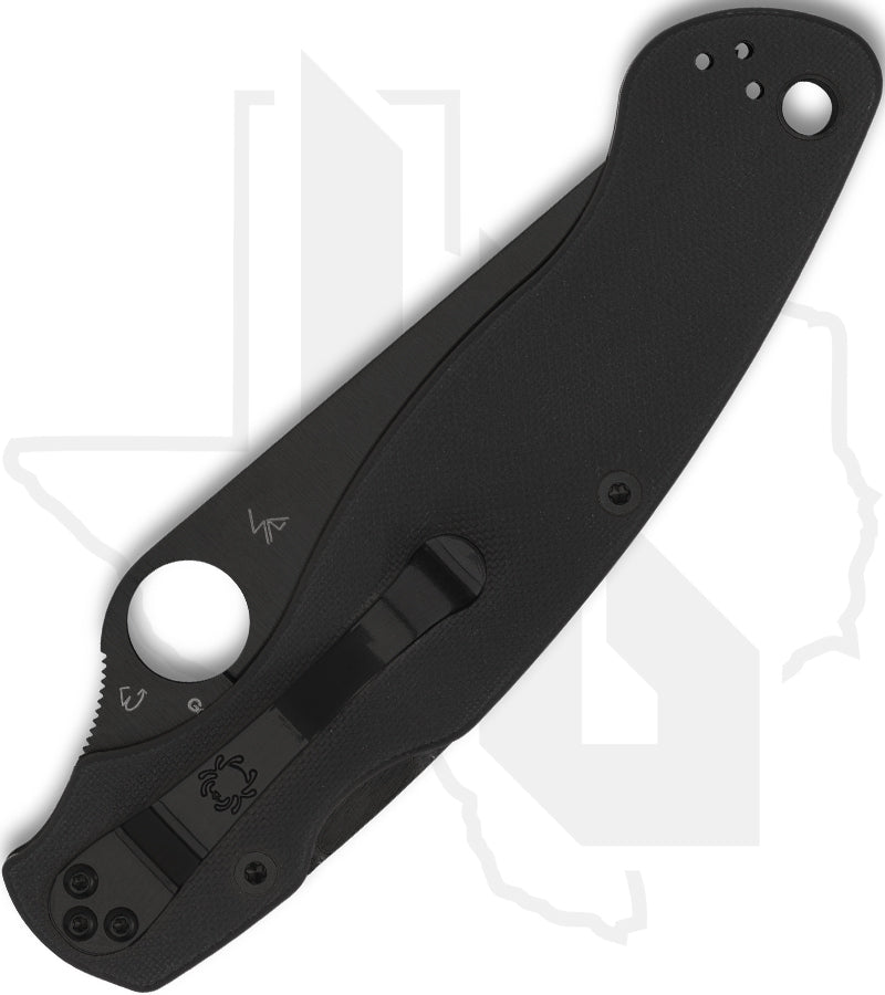 Spyderco Military 2 C36GSBK2 - Black, Black G-10, SpyderEdge