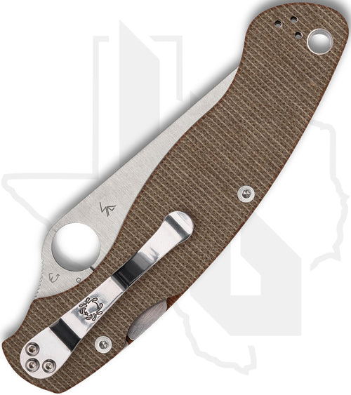 Spyderco Military 2 C36MPCW2 - Canvas Micarta