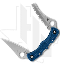 Spyderco Sprint Run Dyad Jr Lightweight C39P&SCBL - Cobalt Blue FRN