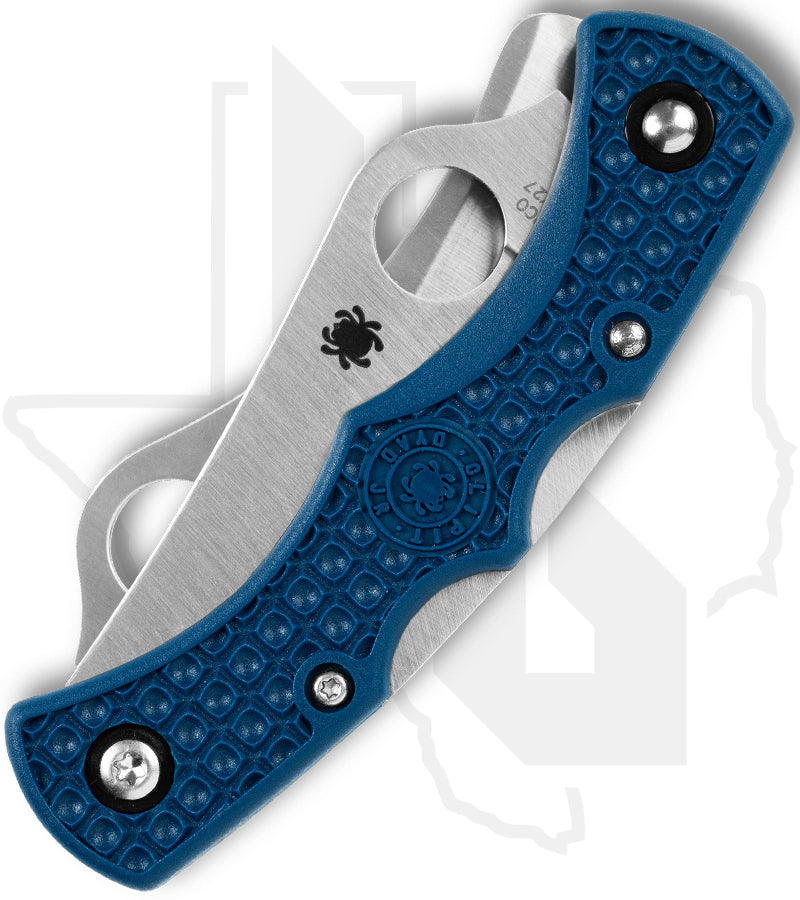 Spyderco Sprint Run Dyad Jr Lightweight C39P&SCBL - Cobalt Blue FRN