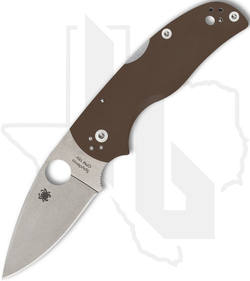 Spyderco Sprint Run Native 5 C41GPBN15V5 - Brown G-10