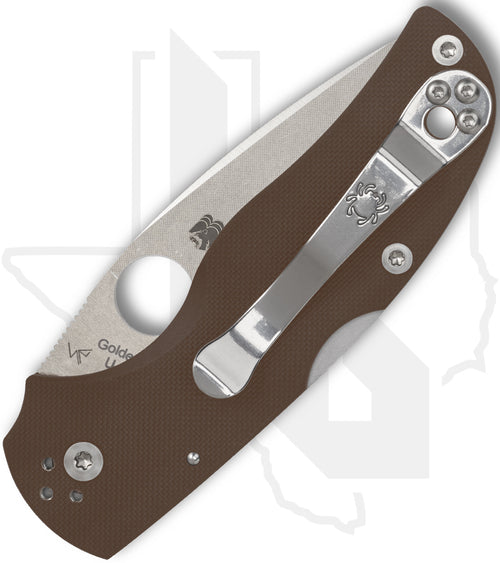 Spyderco Sprint Run Native 5 C41GPBN15V5 - Brown G-10