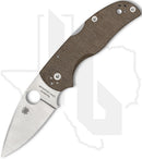 Spyderco Native 5 C41MPCW5 - Brown Canvas Micarta