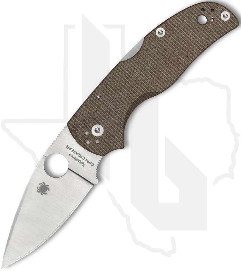 Spyderco Native 5 C41MPCW5 - Brown Canvas Micarta