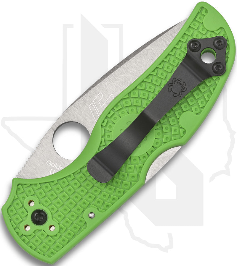 Spyderco Native 5 Lightweight Salt C41PGR5 - Green FRN